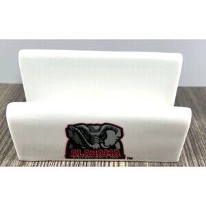 The Alabama Crimson Tide #RollTide Porcelain Business Card Holder Desk